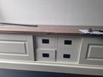 Houten Dressoir/TV Meubel met Opbergruimte, Eikenhout, 150 tot 200 cm, Ophalen of Verzenden, Minder dan 100 cm