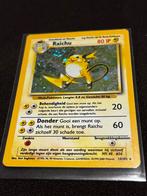 Raichu 14/102 base set holo, Ophalen of Verzenden, Gebruikt
