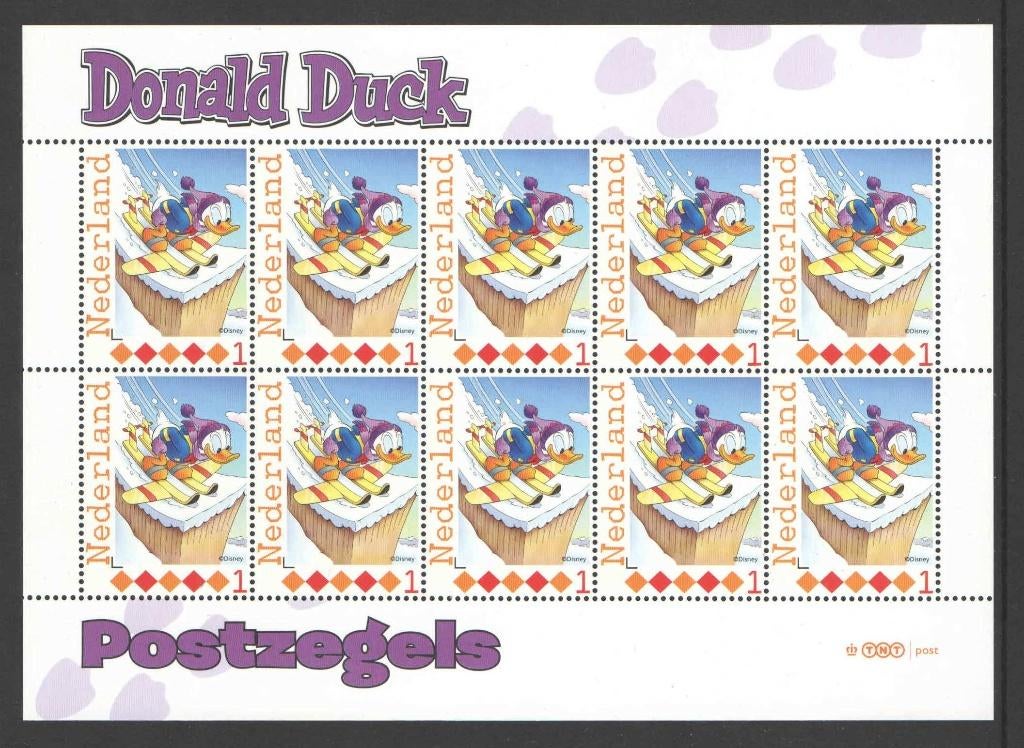 Postzegels Donald Duck, Ontdek Duckstad: Vel 26, Postzegels en Munten, Ophalen of Verzenden, Na 1940, Postfris