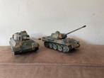 Panther & Tiger II Tank Modellen, Hobby en Vrije tijd, Modelbouw | Auto's en Voertuigen, Overige merken, Tank, 1:32 tot 1:50, Ophalen of Verzenden