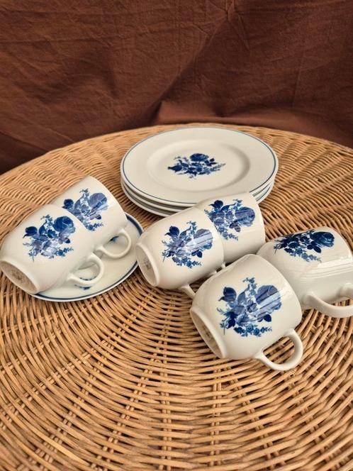 Royal Mosa Holland  wit/ blauw zie beschrijving, Antiek en Kunst, Antiek | Servies los, Ophalen