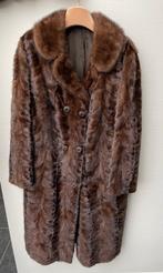 Chique nertsen damesmantel, Ophalen of Verzenden, Zo goed als nieuw, Maat 42/44 (L), Bruin