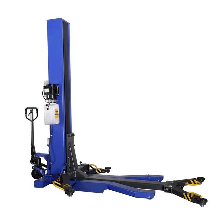 1 Koloms Hefbrug 2500kg Mobiel, Auto diversen, Krikken, Zo goed als nieuw, Garagekrik, Hydraulisch, Ophalen