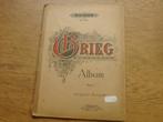 GRIEG ALBUM BAND 1 - PIANO, Gebruikt, Klassiek, Ophalen of Verzenden, Artiest of Componist