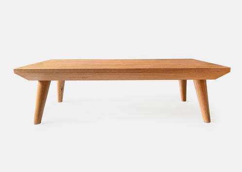 Minimalistische Eikenhouten Salontafel – Natural Oil Stained, Huis en Inrichting, Tafels | Salontafels, Ophalen