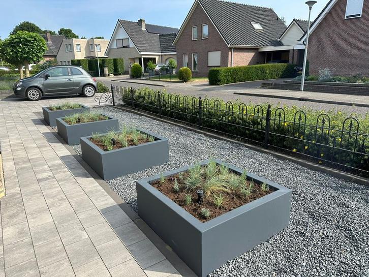 Op maat gemaakte aluminium plantenbak, Tuin en Terras, Bloembakken en Plantenbakken, Nieuw, Metaal, Tuin, 30 tot 60 cm, 60 tot 100 cm
