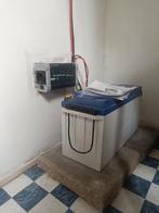 Set voor zonnepaneel accu met converter, Ophalen of Verzenden