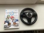 Mario Kart Wii + Stuur, Spelcomputers en Games, Games | Nintendo Wii, Gebruikt, 1 speler, Racen en Vliegen, Eén computer