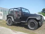 Jeep Wrangler 2.5 Cabrio top , koopje, Auto's, Jeep, Stof, 4 cilinders, Cabriolet, Zwart