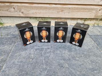 4x LED Filament lampen E27 fitting beschikbaar voor biedingen