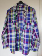 GAP NIEUWE BLOUSE  zijdelook blauw/paarse ruit mt M, Maat 38/40 (M), Nieuw, Ophalen of Verzenden, Overige kleuren