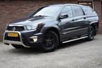 SsangYong Actyon Sports 2.0D Crystal '15 Leder Cruise Clima, Auto's, SsangYong, 13 km/l, Achterwielaandrijving, Gebruikt, Zwart