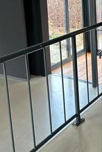 Stalen balustrade donkergrijs RAL 7016 - 6,5 meter, Ophalen, Gebruikt, 120 cm of meer, Overige typen