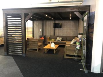 Toplawood overkapping 3800 x 4400 mm | Demo al gedemonteerd beschikbaar voor biedingen