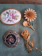 Lotje broches, vintage, setpr 12 €, Ophalen of Verzenden, Gebruikt, Overige materialen