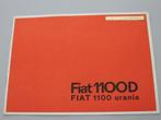 FT 769 FIAT 1100D + 1100 urania, 1962. folder, Boeken, Ophalen of Verzenden, Zo goed als nieuw, Overige merken