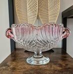 Kristallen schaal op voet, Huis en Inrichting, Keuken | Servies, Ophalen of Verzenden