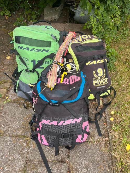 Goedkope kitesurfset Naish Pivot (gebruikt), Watersport en Boten, Kitesurfen, Gebruikt, Kitesurf-set, 12 m², Geen board, Ophalen