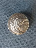Tetradrachme – Alexander de grote - 4e eeuw B.C. - bodemvond, Ophalen of Verzenden, Overige landen, Losse munt, Zilver