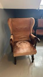 Antieke bronze velvet stoel, Antiek en Kunst, Ophalen