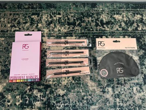Pink Gellac Nail Art spullen, Sieraden, Tassen en Uiterlijk, Uiterlijk | Cosmetica en Make-up, Zo goed als nieuw, Toebehoren, Handen en Nagels
