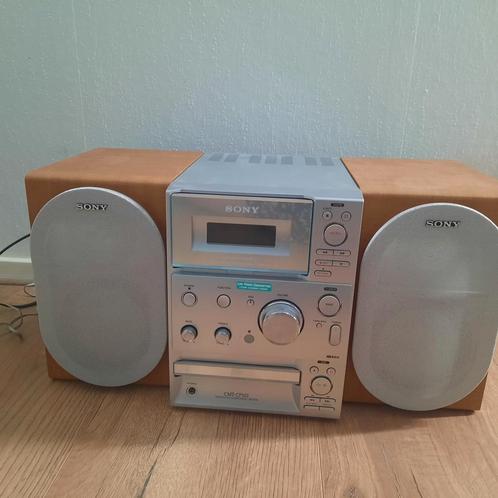 Sony stereo met 2 boxen (radio, cd, cassette), Audio, Tv en Foto, Stereo-sets, Gebruikt, Ophalen