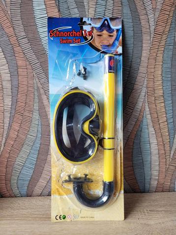 Snorkelset - Geel/Zwart - Nieuw in verpakking beschikbaar voor biedingen
