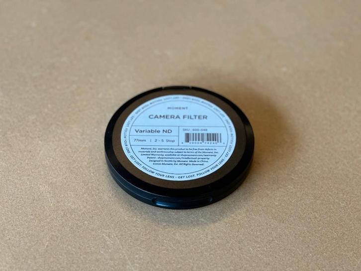 Moment 77mm Variable ND Filter (2-5 Stop) 600-048, Audio, Tv en Foto, Fotografie | Filters, Zo goed als nieuw, Overige typen, 70 tot 80 mm
