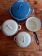 Pannenset als nieuw, Ophalen, Zo goed als nieuw, Rvs, Pannenset