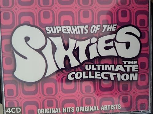 4cd SUPERHITS OF THE SIXTIES THE ULTIMATE COLLECTION (1993), Cd's en Dvd's, Cd's | Pop, Gebruikt, 1980 tot 2000, Ophalen of Verzenden