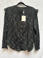 Magali Pascal blouse zwart wit s angie onyx ruffle €210, Kleding | Dames, Blouses en Tunieken, Ophalen of Verzenden, Zo goed als nieuw