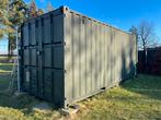 20 FT geïsoleerde groene container, Ophalen, Zo goed als nieuw, Metaal, Containerberging