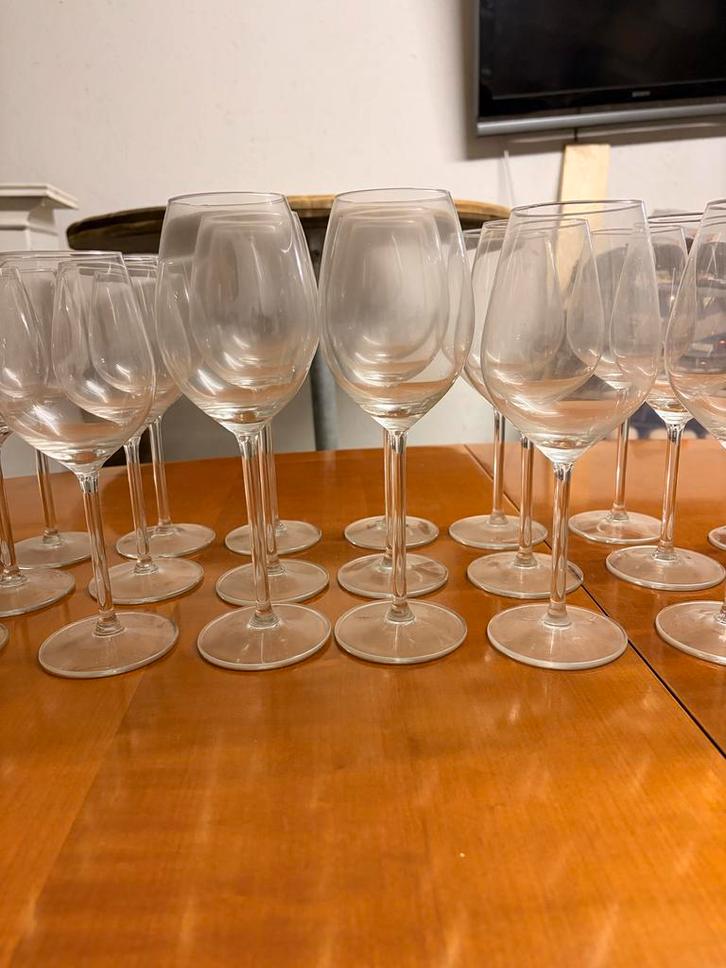 Royal Leerdam Glazen Set - Champagne, Rode & Witte Wijn, Huis en Inrichting, Keuken | Servies, Zo goed als nieuw, Glas of Glazen