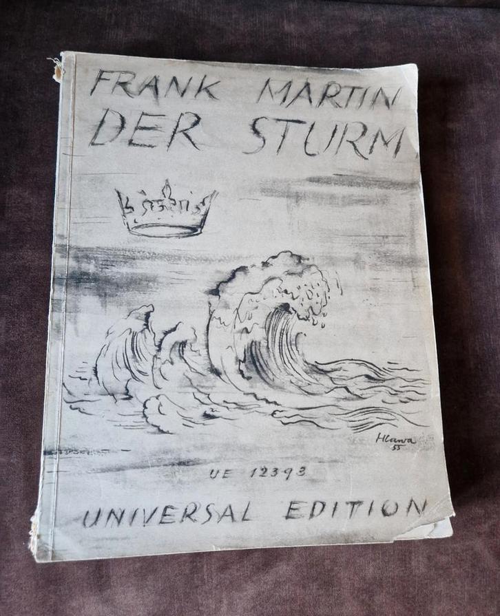 Frank Martin der sturm opera Shakespeare, Muziek en Instrumenten, Bladmuziek, Gebruikt, Artiest of Componist, Klassiek, Ophalen of Verzenden