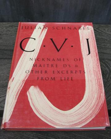 BOEK KUNST JULIAN SCHNABEL "JULIAN SCHNABEL C.V.J.NICKNAMES. beschikbaar voor biedingen