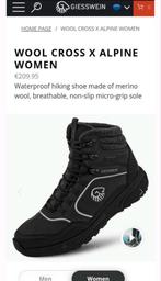 Giesswein Wool Cross X Alpine wandelschoenen merinowol, Kleding | Dames, Zwart, Zo goed als nieuw, Giesswein, Wandelschoenen
