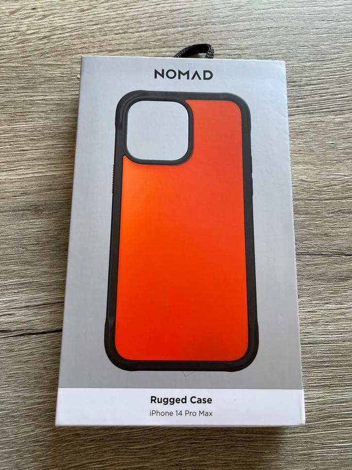 Nieuw: Nomad Rugged iPhone 14 Pro Max hoesje oranje, Telecommunicatie, Mobiele telefoons | Hoesjes en Frontjes | Apple iPhone