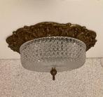 Plafonniere kristallen glaskap, Ophalen of Verzenden, Zo goed als nieuw