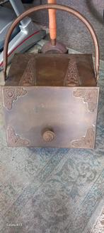 Turfbak  van koper en kolenkit., Huis en Inrichting, Kachels, Ophalen, Hout, Kolenkachel