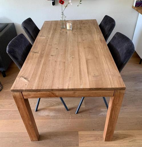 Eiken Eettafel 2 meter bij 90 cm, Huis en Inrichting, Tafels | Eettafels, Zo goed als nieuw, 50 tot 100 cm, 150 tot 200 cm, Vijf personen of meer