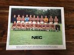 Voetbal poster NEC 1970-1971, Ophalen of Verzenden, Zo goed als nieuw, Poster, Plaatje of Sticker