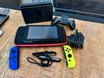 Nintendo Switch (2019) + Hoes + 256GB SD kaart, Ophalen of Verzenden, Gebruikt, Met 1 controller, Switch 2019 Upgrade