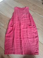 Linnen tuniek mouwloos jurk steekzak roze 42 xl, Kleding | Dames, Mutsen, Sjaals en Handschoenen, Ophalen of Verzenden, Gedragen