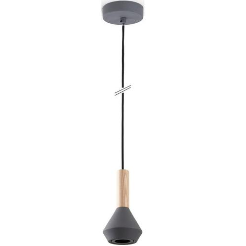 Paco Home hanglamp »MORA«, GU10-lamp |, Huis en Inrichting, Lampen | Hanglampen, Nieuw, Minder dan 50 cm, Hout, Metaal, Ophalen of Verzenden