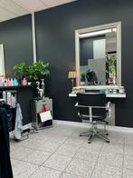 Draai kastje zilverkleur / spiegel / plank met glasplaat, Huis en Inrichting, Woonaccessoires | Spiegels, Ophalen