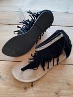 Zomersandaal maat 38, Zwart, Zo goed als nieuw, Sandalen of Muiltjes, Ophalen of Verzenden