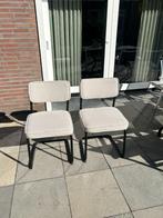 2 eetkamerstoelen, Huis en Inrichting, Ophalen, Twee, Zo goed als nieuw, Metaal