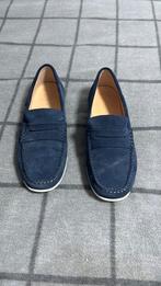 Geox Suède Loafers Blauw, Ophalen of Verzenden, Zo goed als nieuw, Blauw, Loafers