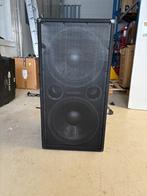 Omnitronic BX-2550 subwoofer 1200W – 2×15″, Subwoofer, Nieuw, 120 watt of meer, Ophalen
