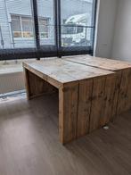 Industriëel steigerhouten bureau (2 stuks), Huis en Inrichting, Bureaus, Ophalen, Gebruikt, Bureau